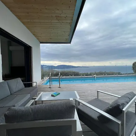 Vue Imprenable Avec Piscine Chauffee Villa Olmeto (Corsica)
