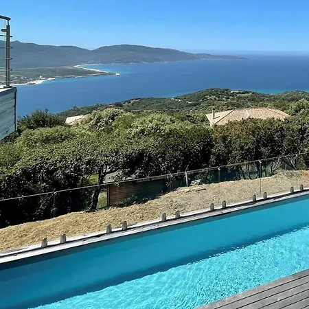 Vue Imprenable Avec Piscine Chauffee Olmeto (Corsica)