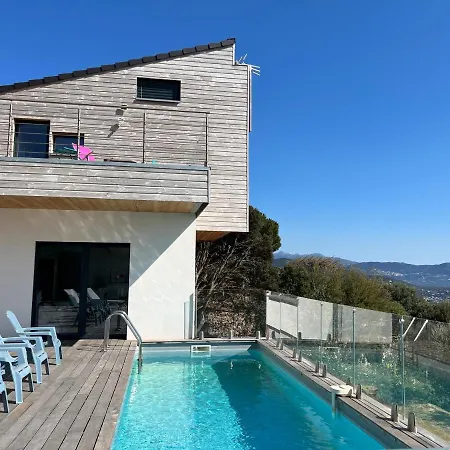 Vue Imprenable Avec Piscine Chauffee * Olmeto (Corsica)