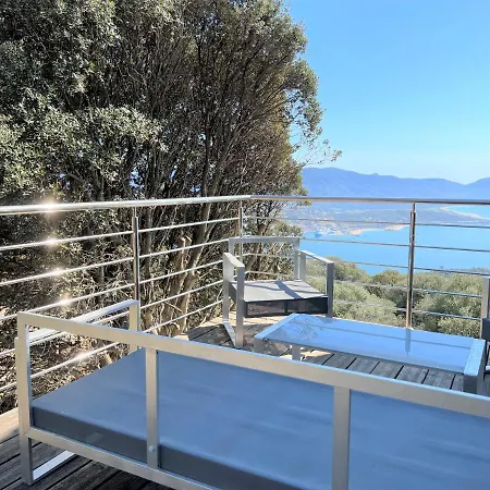 Vue Imprenable Avec Piscine Chauffee Villa Olmeto (Corsica)